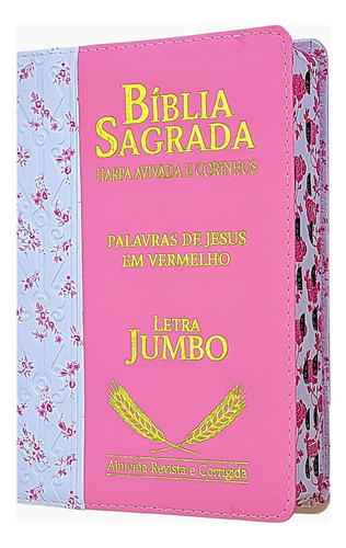 Bíblia Sagrada Letra Jumbo Palavras De Jesus Em Vermelho