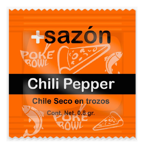 Chile Para Pizzas En Sobre + Sazon