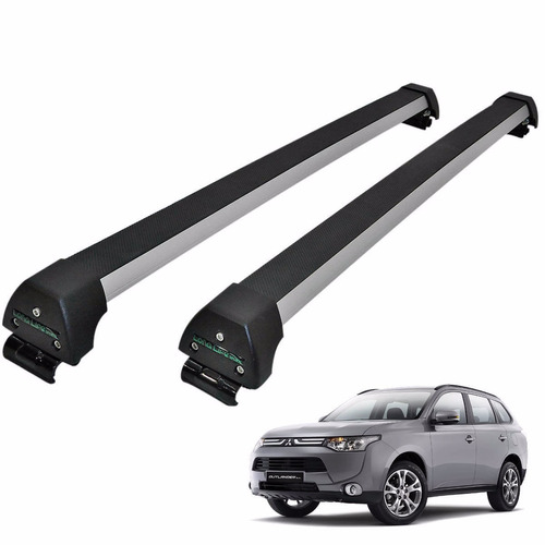 Barras De Techo Mitsubishi Asx Outlander Aluminio Negro