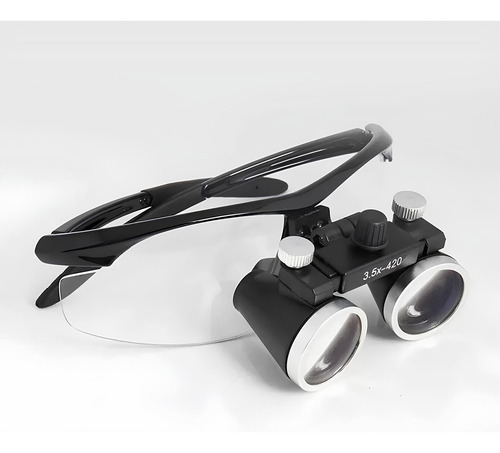 Óculos Lupa Cirúrgica Lente De Aumento 3.5x Led Ajustável 5w