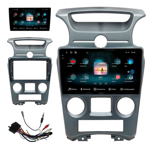 Multimidia Aikon Fóton G3 Carens 08 A 13 8+256gb Octa 2k 9p