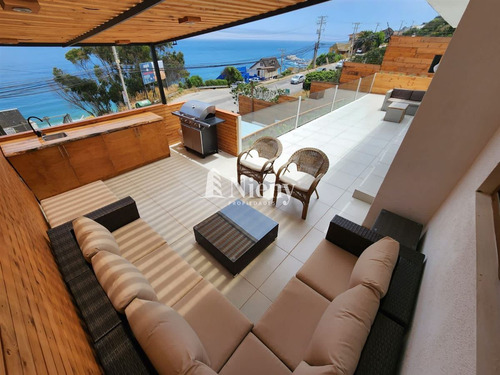 Casa Rentando 10% Anual. 6 Dorm, Vista Al Mar . Reñaca