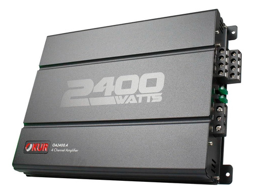 Amplificador Okur Oa2400.4 2400w Max 4 Canales By Db Drive