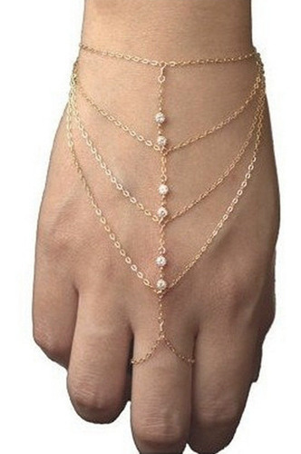 Pulsera De Mujer Con Diseño De Borla Con Diamantes De Imitac