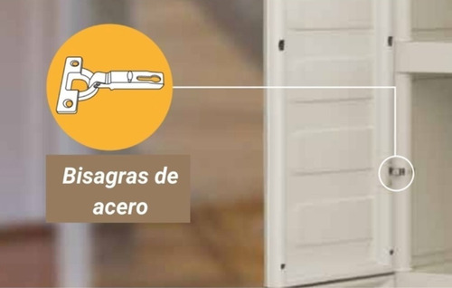 Armario Plástico Artplast Alto Gabinete P/ Exterior - Italia