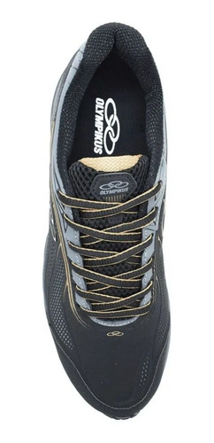 Tênis Olympikus Attract Masc Preto/dourado 39 + Brinde
