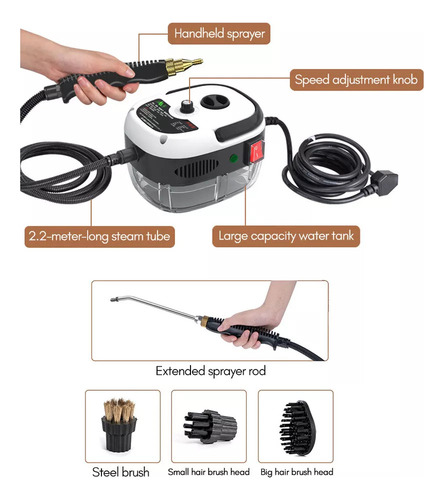 Máquina De Limpeza De Móveis Automotivos S 2500w