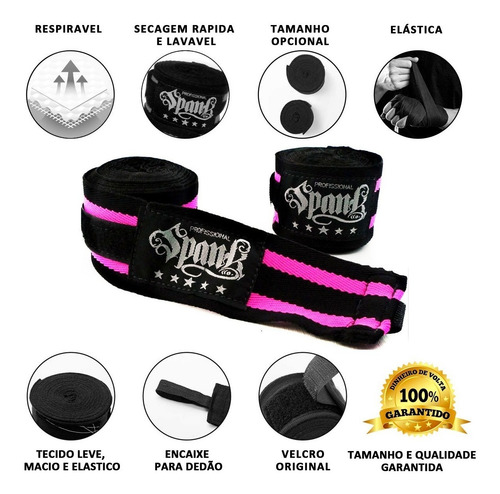 Imagem 3 de 9 de Bandagem Elasticá Spank - 5 Metros