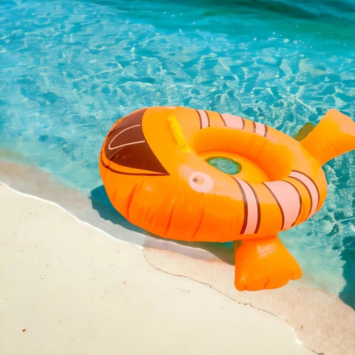 Bote Lanchita Flotador Inflable Bebé Asiento Alberca Nadar