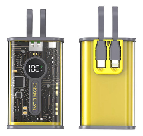 Carregador De Celular Powerbank Kapbom Ka-918 22.5w Cor Cinza