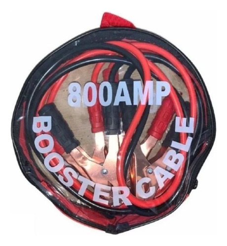 Cable Puente Bateria Booster 800 Amp Roba Corriente Auxiliar