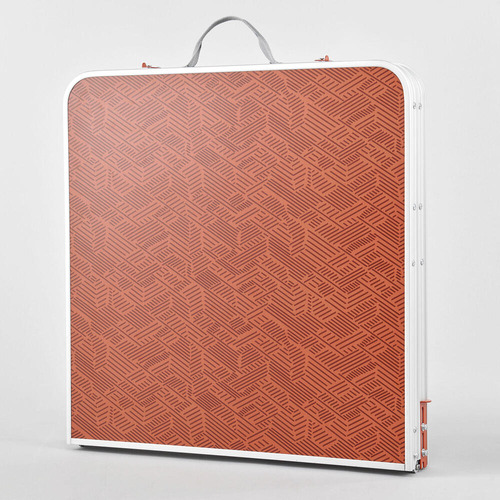 Mesa de camping plegable Quechua para 6 personas, color plateado