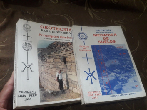 Libro Geotecnia Para Ingenieros 2 Tomos Martinez Vargas