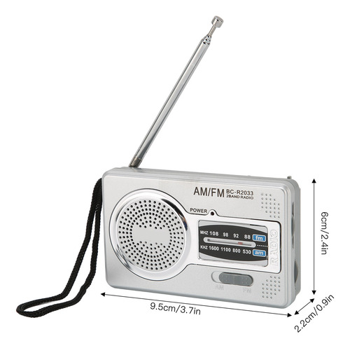 Radio Transistor Am Fm Dsp Chip Portátil Pocket Mini