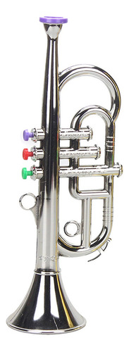 Mini Trompeta 3 Tonos Plata