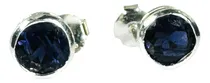 Comprar Aros Plata 925 Bañado En Oro Blanco, Cuarzo Lolita Natural