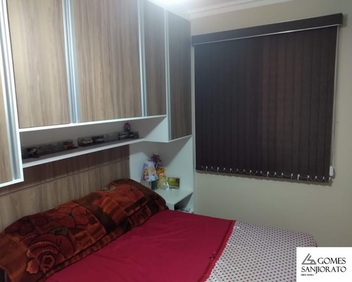 Apartamento A Venda No Bairro Vila Nossa Senhora Das Vitórias Em Mauá - Sp. 1 Banheiro, 2 Dormitórios, 1 Vaga Na Garagem, 1 Cozinha, Área De Serviço, Copa, Sala De Estar, Sala - Ap01189 - 69276675