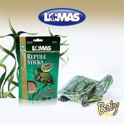 Reptile Sticks Baby Alimento Para Tortugas 70g X2 Unidades