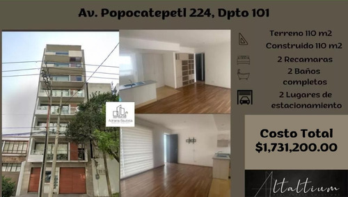 Departamento En Av. Popocatépetl 224  Nb10-za