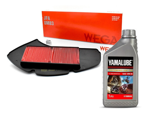 Kit Service Yamaha N Max 155 Yamalube + Wega Ryd