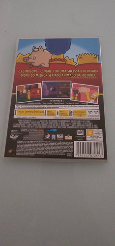Os Simpsons O Filme Dvd Original Usado Dublado