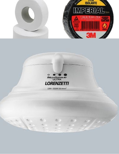Kit Bella Ducha 4t 220v 6800w Lorenzetti + Fitas