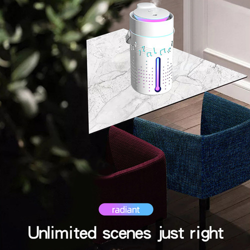 Umidificador De Névoa De 1000 Ml Com Alto-falante Bluetooth.