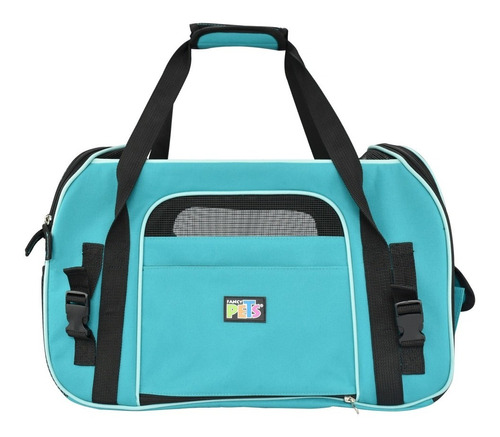 Transportadora De Tele Fancy Pet Tour Azul Grande