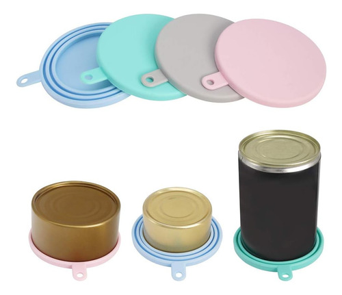 Juego De 4 Fundas Para Latas Y 4 Cucharas Para Mascotas, Tap