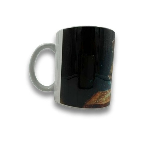 Taza Harry Potter, Escudo Hogwarts, Libro Misterios, 325ml.