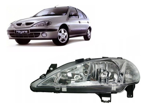 Optica Renault Megane 2000 2001 2002 2003 2004 2005 Izq