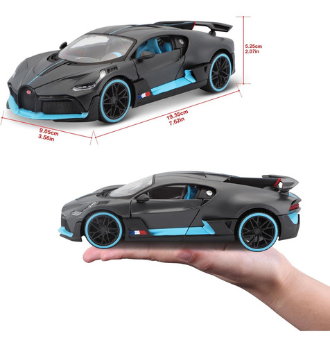 Maisto 1:24 Edición Especial Bugatti Divo, Gris Oscuro
