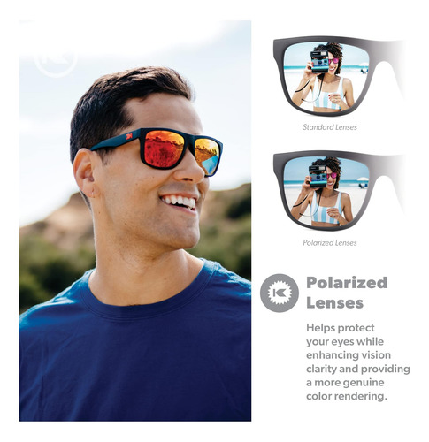 Knockaround Torrey Pines Gafas De Sol Polarizadas Para Hombr