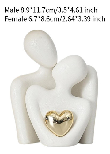 Estatua De Pareja Abrazándose, Figura De Arte, Estatua De M