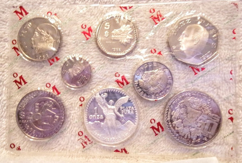 Coleccion Monedas Proof Mexico 1982-1983 !