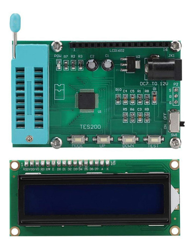 Test Meter 74 40 45 Serie Detector Tester Digital Ic Lc Para