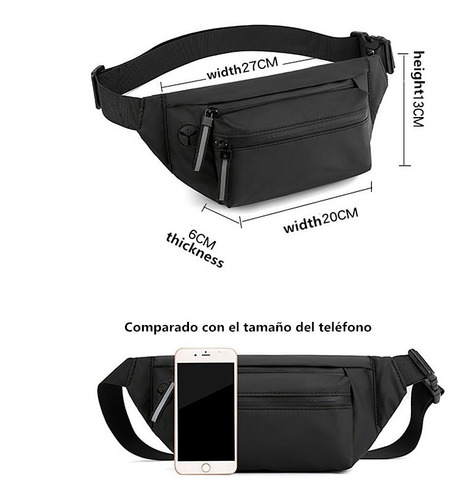 Imagen 3 de 6 de Riñonera Impermeable Para Correr O Deportes