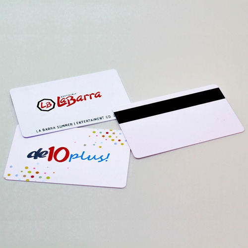 Imagen 2 de 6 de Tarjetas Pvc Banda Magnetica Impresas Full Color Simple 100u