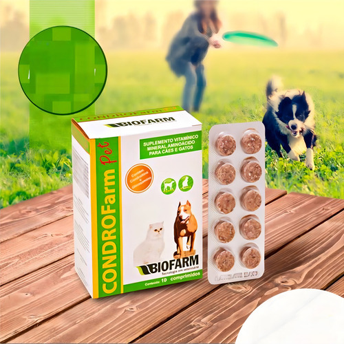Vitamina Cachorro Crescer Condrofarm 10cp