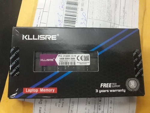 Imagem 3 de 4 de Memória Ram Ddr4 Notebook 16gb 2666mhz Kllisre