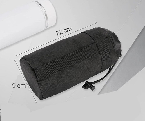 Pouch Tactico Porta Botella Bolso Auxiliar Para Termo