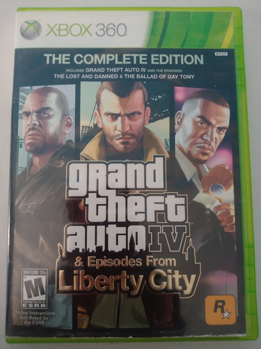 Grand Theft Auto 4 Episodes From Liberty City Xbox 360 