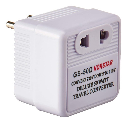 Conversor De Voltaje Norstar Gs-50d, De 220v A 110v, 50 W