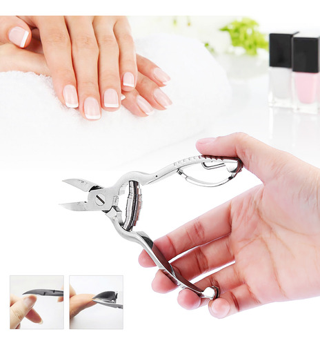 Pinza De Acero Inoxidable Para Corta Cutícula De Uña