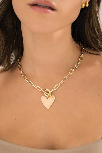 Choker Cadena Baño Oro De 24k Collar Y Aretes Para Mujer