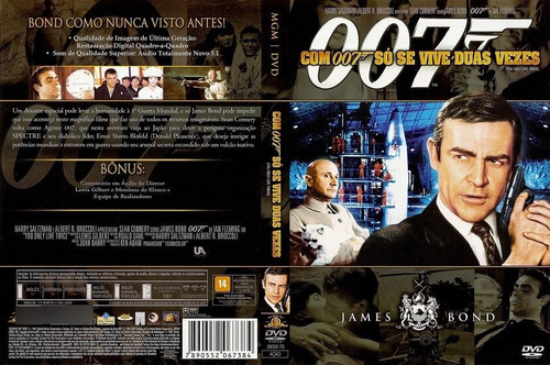 Dvd Lacrado Com 007 So Se Vive Duas Vezes Com Sean Connery