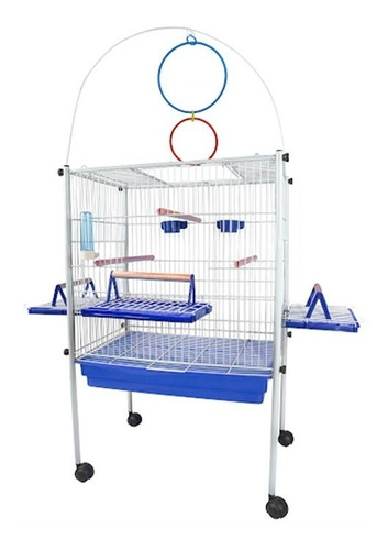 Imagem 2 de 3 de Viveiro Triplex + Bolsa Transporte Para Calopsita Azul