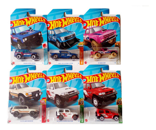 Hot Wheels Camionetas, Ford 150,dodge, Toyota, Nissan, Mitsu