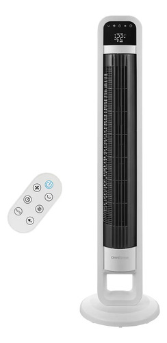 Ventilador De Torre Omnibreeze Con Control Wifi 5 Vel 26 Cm 60 Blanco Negro Plástico