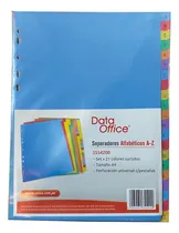 Comprar Separadores Data Office A4 X 21 Divisiones Alfabético X Und